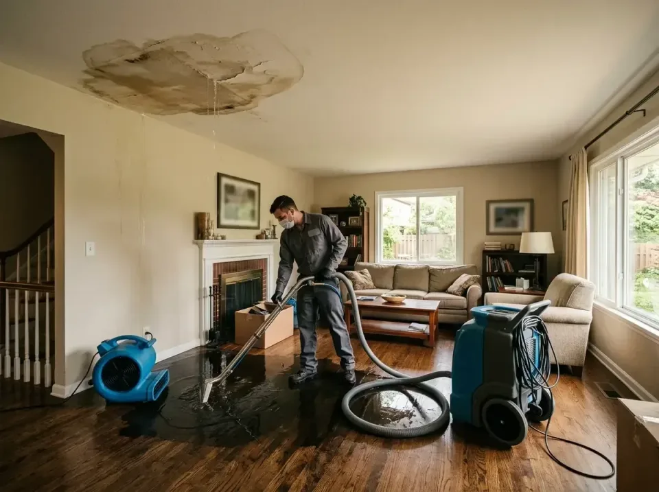 attic-pipe-burst-ceiling-drip-008 — frequently asked questions, Water Damage Restoration & Carpet Care in Newark, OH